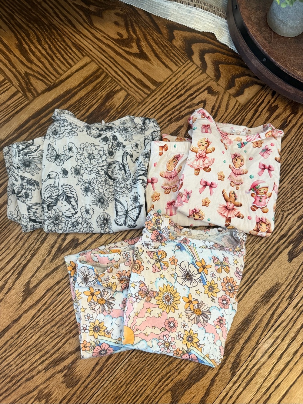 Posh Peanut Toddler Girls Bundle 2-Piece Pajamas 5t/6t Dolly Junie Ginger Posh